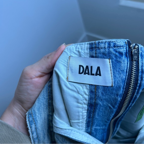 NWT Dala Denim Broken Corset Jean Top Size 28/ US Small - Picture 16 of 16